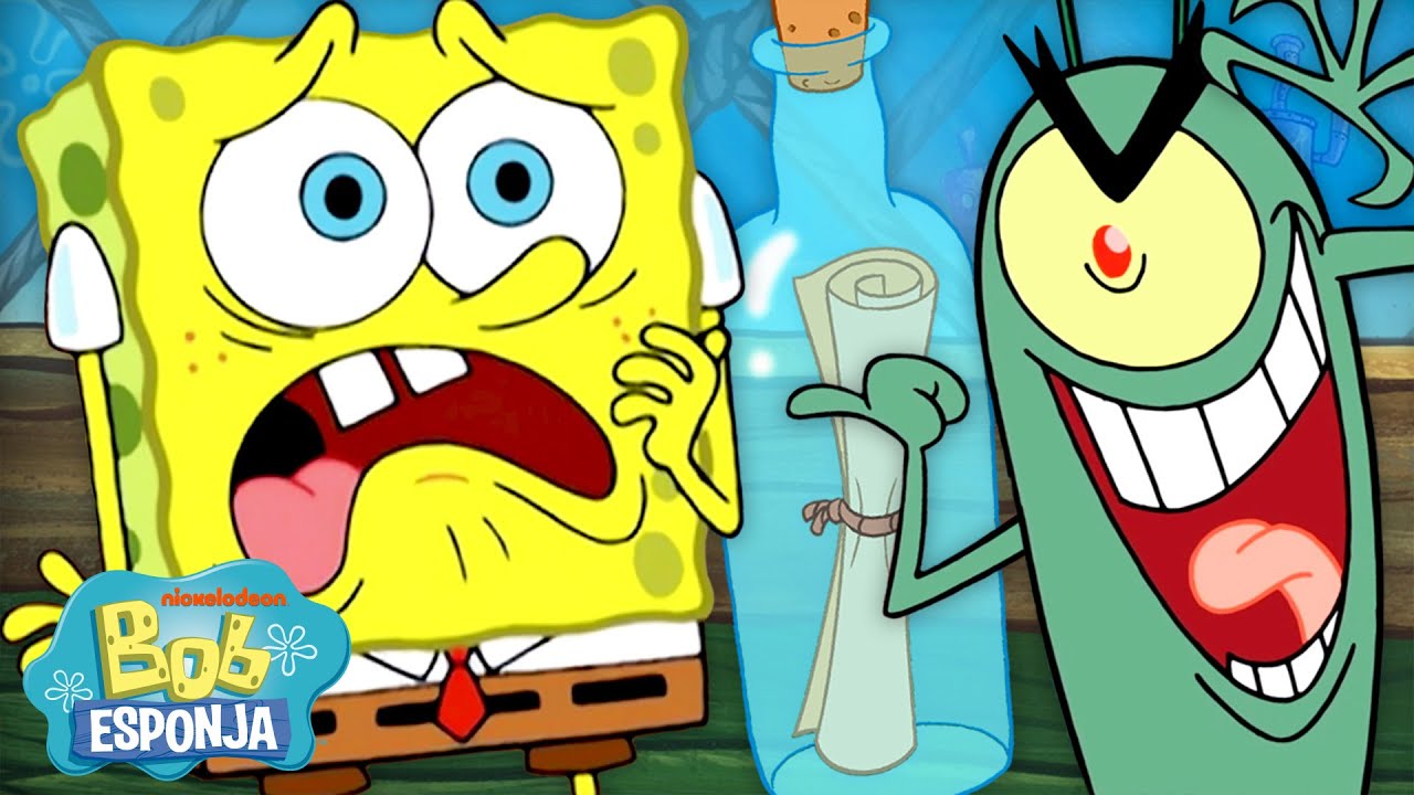 Bob Esponja | 60 MINUTOS de Plankton QUASE Roubando a Fórmula do Hambúrguer de Siri! 🍔 | Português