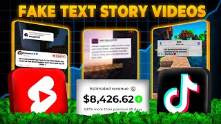 How to create Fake Text Story Videos using AI (Tik Tok creator rewards program)
