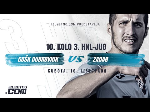 GOŠK Dubrovnik 1919 - Zadar 2:1 (sažetak utakmice 10. kola 3. HNL-jug)