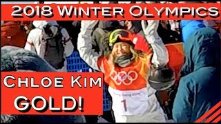 ChloeKim-2018WinterOlympicsPyeongchangWomensSnowboardingGOLD!@AmyMoncure