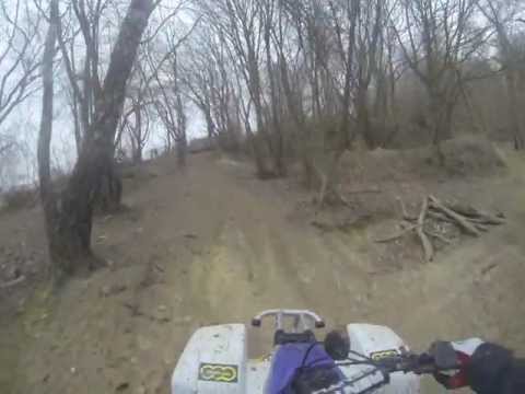 6-4-13 Quad lixhe (4)Quad ATV hero3 yamahaBlaster  cross crach my ATV up side down