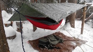 Stormy Hammock Hang: Baptism By Pouring.
