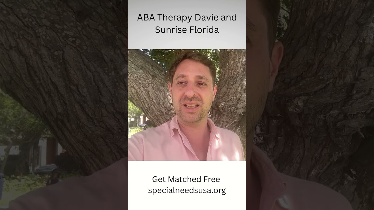 ABA Therapy Davie and Sunrise Florida | Special Needs Care Network  #abatherapy #autismresources