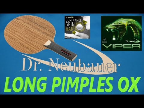 TABLE TENNIS - LONG PIMPLES OX - VIPER - MATADOR TEXA BALSA - DR. NEUBAUER - LG TT STORY