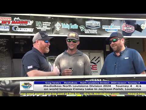 Winning Interview for Media Bass N. La. Caney Lake.  Dusty Nomey-Justin Hilburn & Greg Terzia