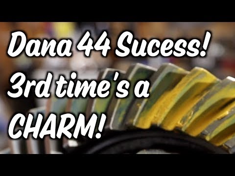 3.28 - Success! - Dana 44 Ring and Pinion Setup - Part 10 of Gears and Axles