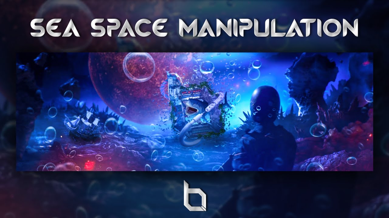 Sea Space Twitter Header Manipulation Speed Art for Obey!