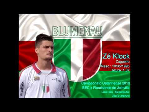Zé Klock - BEC x Fluminense de Joinville - Campeonato Catarinense 2018