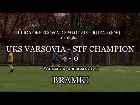 31 III 2019 r.  UKS Varsovia - STF Champion (BRAMKI)