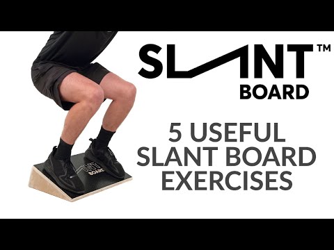 5 USEFUL SLANT BOARD EXERCISES - KNEE & ANKLE REHAB, STRENGTH AND CONDITIONING