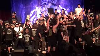 Suicidal Tendencies - after Mike pushes a guy then breaks into Possessed to Skate in Calgary, AB