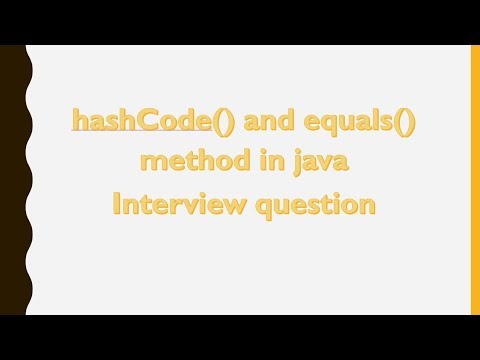 hashCode() and equals() method override in Java