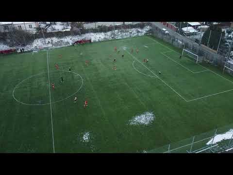 2022-11-19 Sparing Cracovia Kraków - Korona Kielce U16 , bramka Nikodem Kuzera