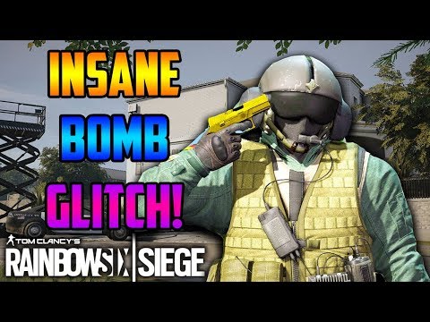 INSANE BOMB GLITCH ON THEME PARK! *NEVER DEFUSE* - Rainbow Six Siege