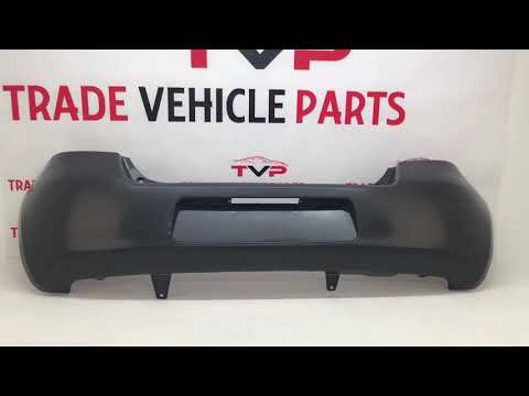 Fits Toyota Yaris 2006-2009 Rear Bumper No Pdc Mat Gray video