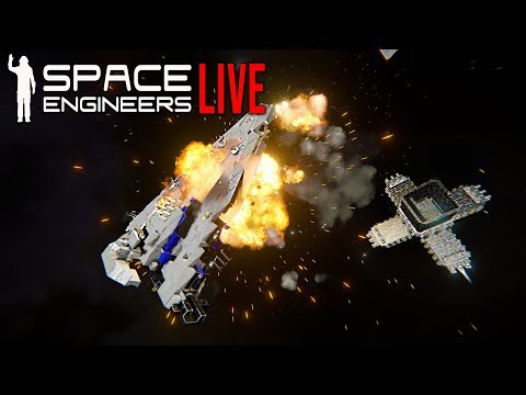 Multiplayer  Public Server Battle! - Space Engineers Survival Battles!