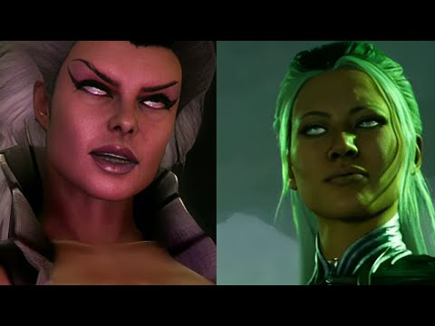 Sindel Goes On A Rampage (MK9 And MK1 Comparison)