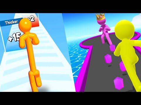 Tall man run 🆚 Giant rush 3d gameplay|Who is best?