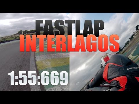 Fast Lap Interlagos 1:55 - Ducati 1198 - Campeonato Paulista 2016