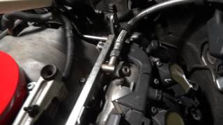 e350 injector change fuel rail harness clear