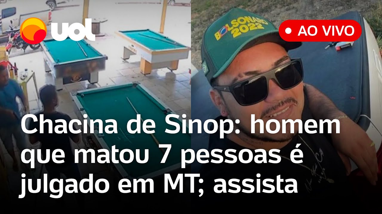 Chacina em Sinop: Acusado de matar 7 pessoas em bar é julgado em Mato Grosso; assista ao vivo