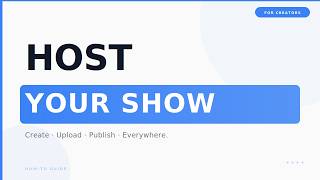 Host a Podcast on DIXO