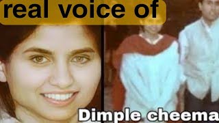 dimple cheema real voice/dimple Cheema interview