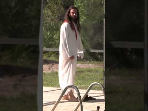 Jesus Forgot He Could Walk On Water, Cannonball! #jesus #meme #comment #tiktok #shorts