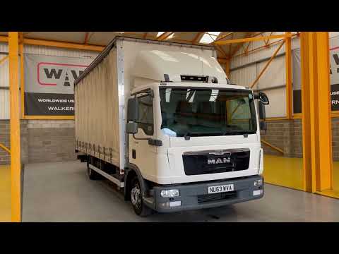 New In Stocklist For Sale: MAN TGL 8.180 7.5 TONNE CURTAINSIDER – 2013 – NU63 WVA