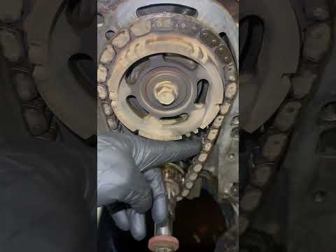Old Timing Chain Vs New Timing Chain Jeep Wrangler #timingchain