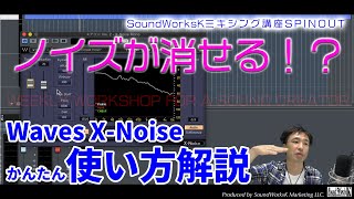 Waves X-Noise ノイズの消し方・使い方解説&レビュー エアコンや換気扇のノイズが消せる Vlog・インタビュー動画にも使える安い&早いノイズリダクションプラグイン