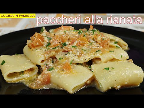 PACCHERI ALLA RIANATA RICETTA SEMPLICE E VELOCE