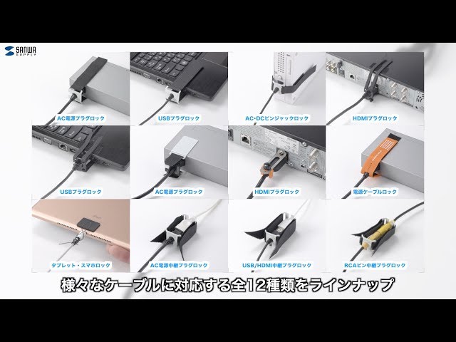 CA-NB007 / I/OロックHDMI-WIDE（AVレシーバー用HDMIプラグ対応）