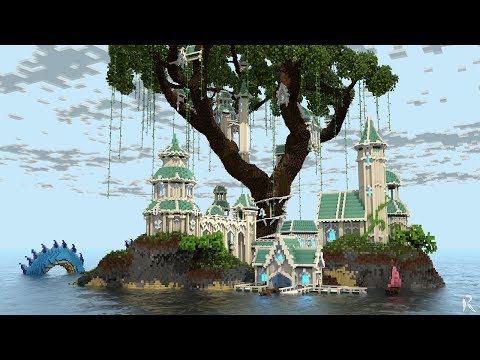 GeminiTay - Elven Treehouse Islands | Minecraft Timelapse