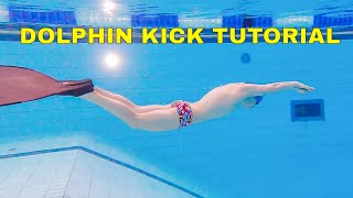 How to swim dolphin kick - swimming tutorial for beginners