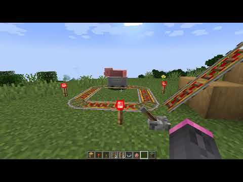 the new minecraft update allows you to make a particle accelerator