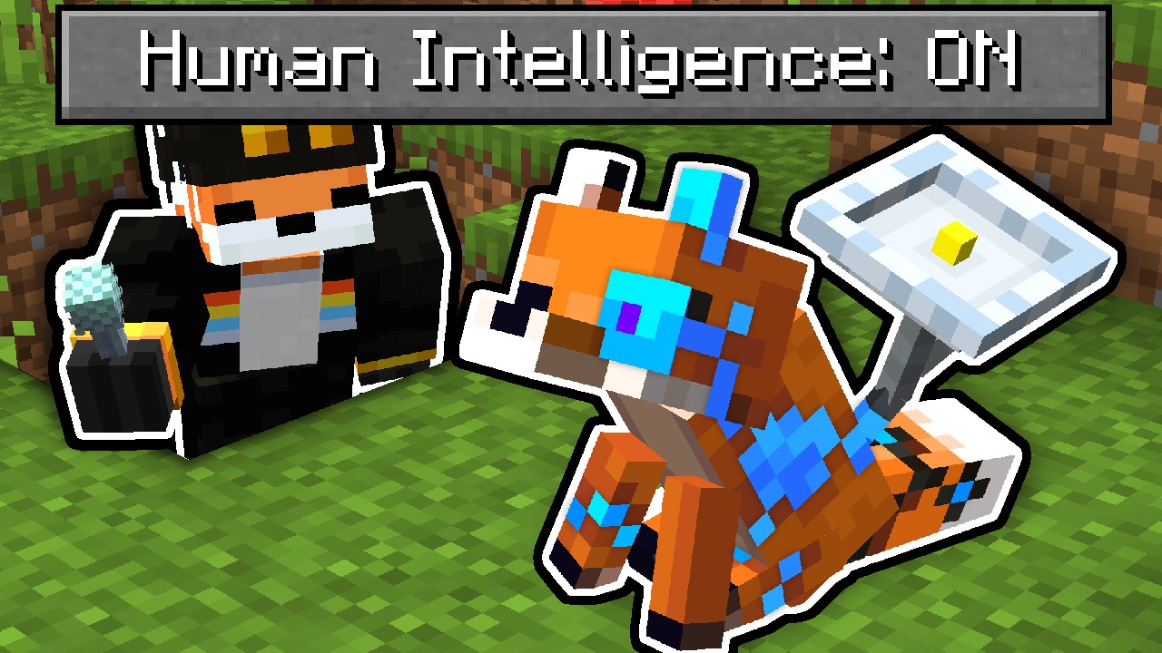  So I Added ACTUAL HUMAN INTELLIGENCE to Minecraft... video's thumbnail by Fundy