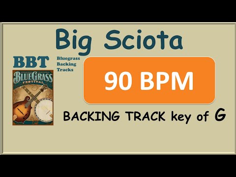 Big Sciota 90 BPM bluegrass backing track