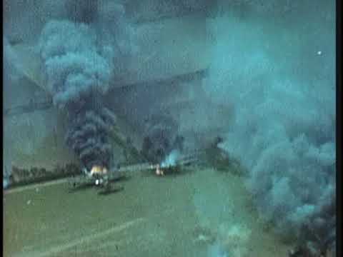 WWII P-47 “Thunderbolt” Pilot Strafing German Aerodrome(4/13/1945)