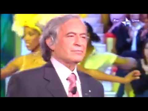 Pippo Baudo ospita Fred Bongusto a Domenica In