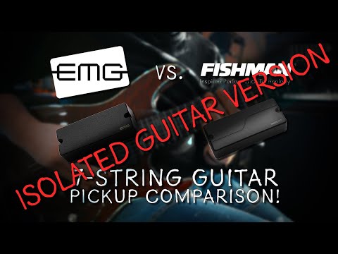 ISOLATED GUITARS | EMG 707 vs. Fishman Fluence Tosin Abasi Pickup Comparison - METAL
