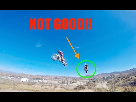 HE BAILED ON A 220FT JUMP!!!