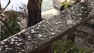 preview picture of video 'Gully Washer and Hail, Los Osos'