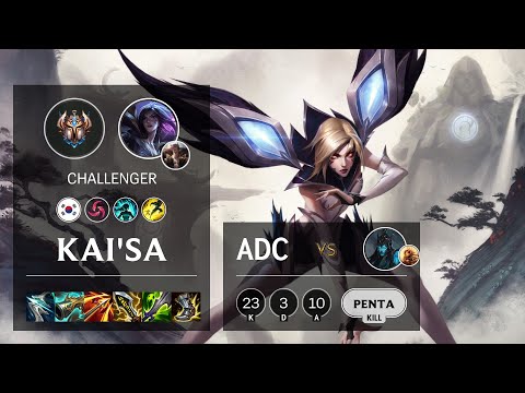 Kai'Sa ADC vs Kalista - KR Challenger Patch 11.9
