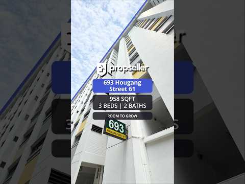 693 Hougang Street 61, 693 Hougang Street 61, Hougang / Punggol / Sengkang, 3 Bedrooms, 958 sqft, HDB Flat For Sale, by PROPSELLER PTE. LTD., 500298322 - PropertyGuru.com.sg