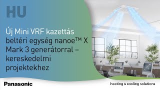 Új Mini VRF kazettás beltéri egység nanoe™ X Mark 3 generátorral