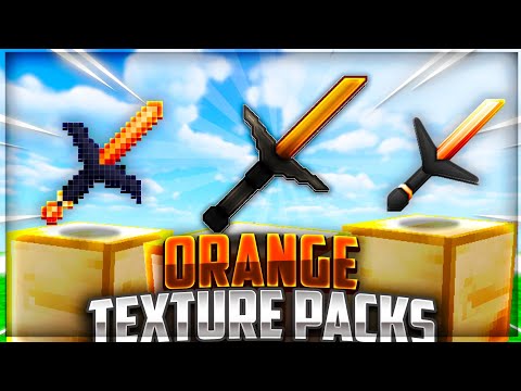 Top 3 BEST Orange Texture Packs For PvP | Minecraft 1.8.9