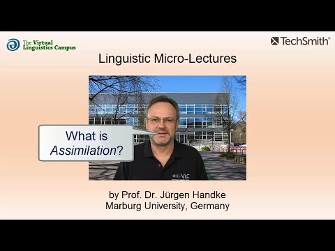 PHY_014 - Linguistic Micro-Lectures: Assimilation
