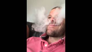 Lee Wright with his fake fag