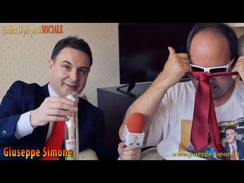 Andrea Diprè intervista Giuseppe Simone dalla suite dell' Hotel President.